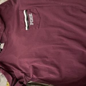 Burgundy/maroon shirt